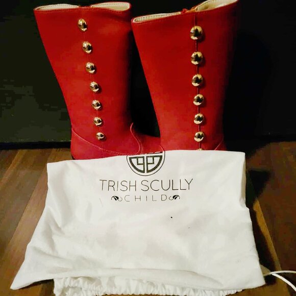 Dollcake RED Festive Gleam Dress size 3T, incl 18 in. doll dress & size 9 boots! - Picture 8 of 11